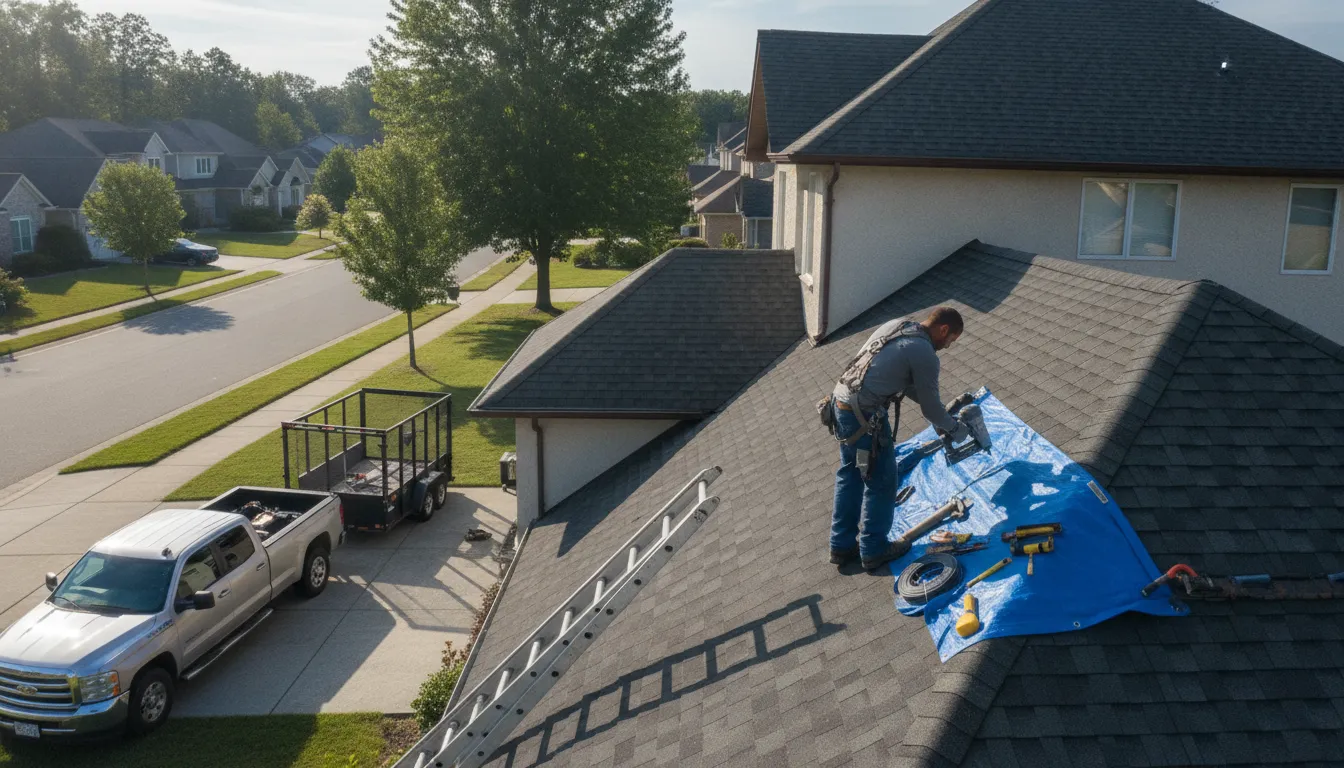 Roofing in Blanchard
